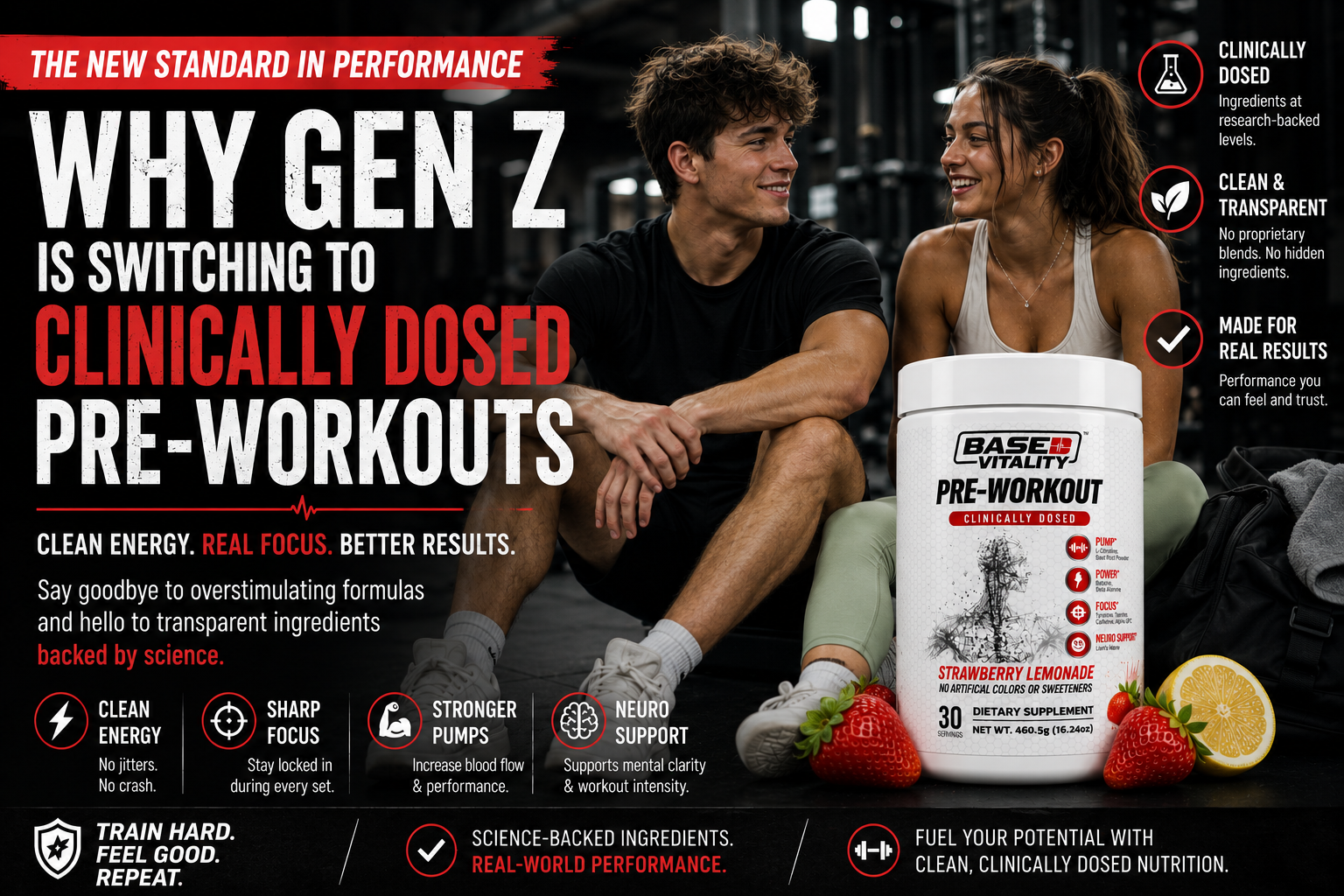 Why Gen Z Is Choosing Clinically Dosed Pre-Workouts Over High-Stim Formulas