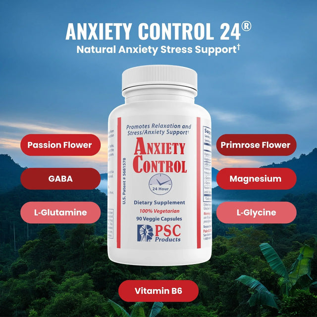 Anxiety Control 24® - Natural Anxiety Stress Support - Pain & Stress Center