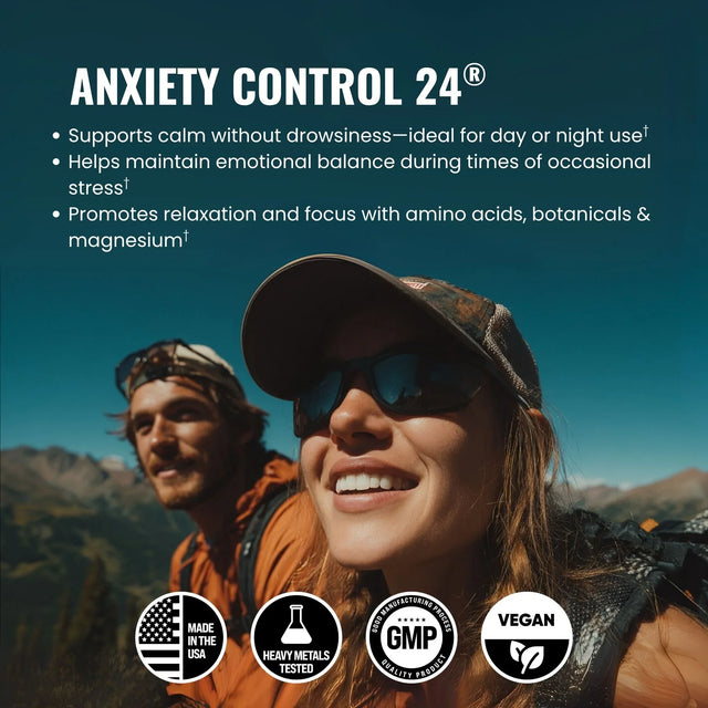 Anxiety Control 24® - Natural Anxiety Stress Support - Pain & Stress Center