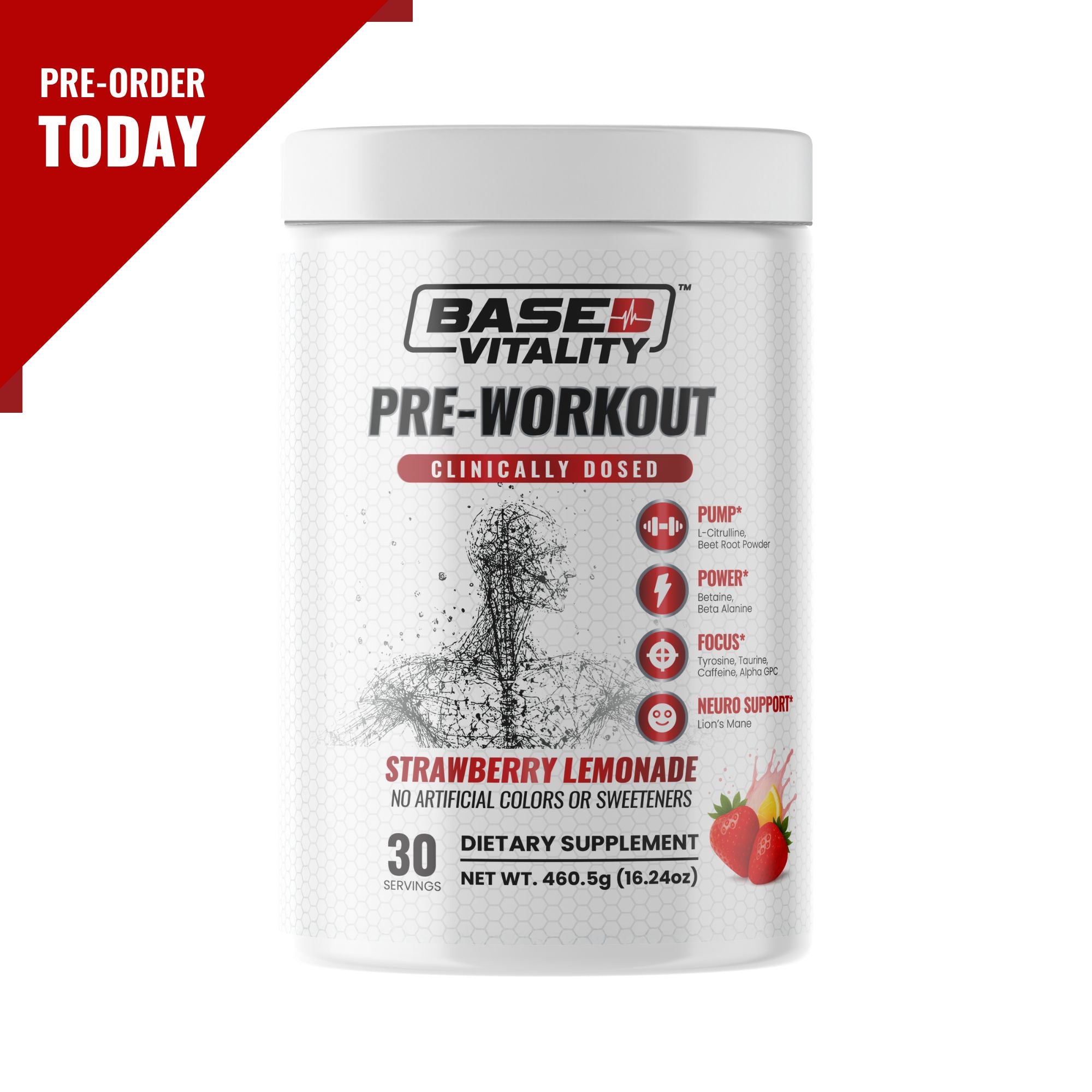 Based Pre-Workout Strawberry Lemonade