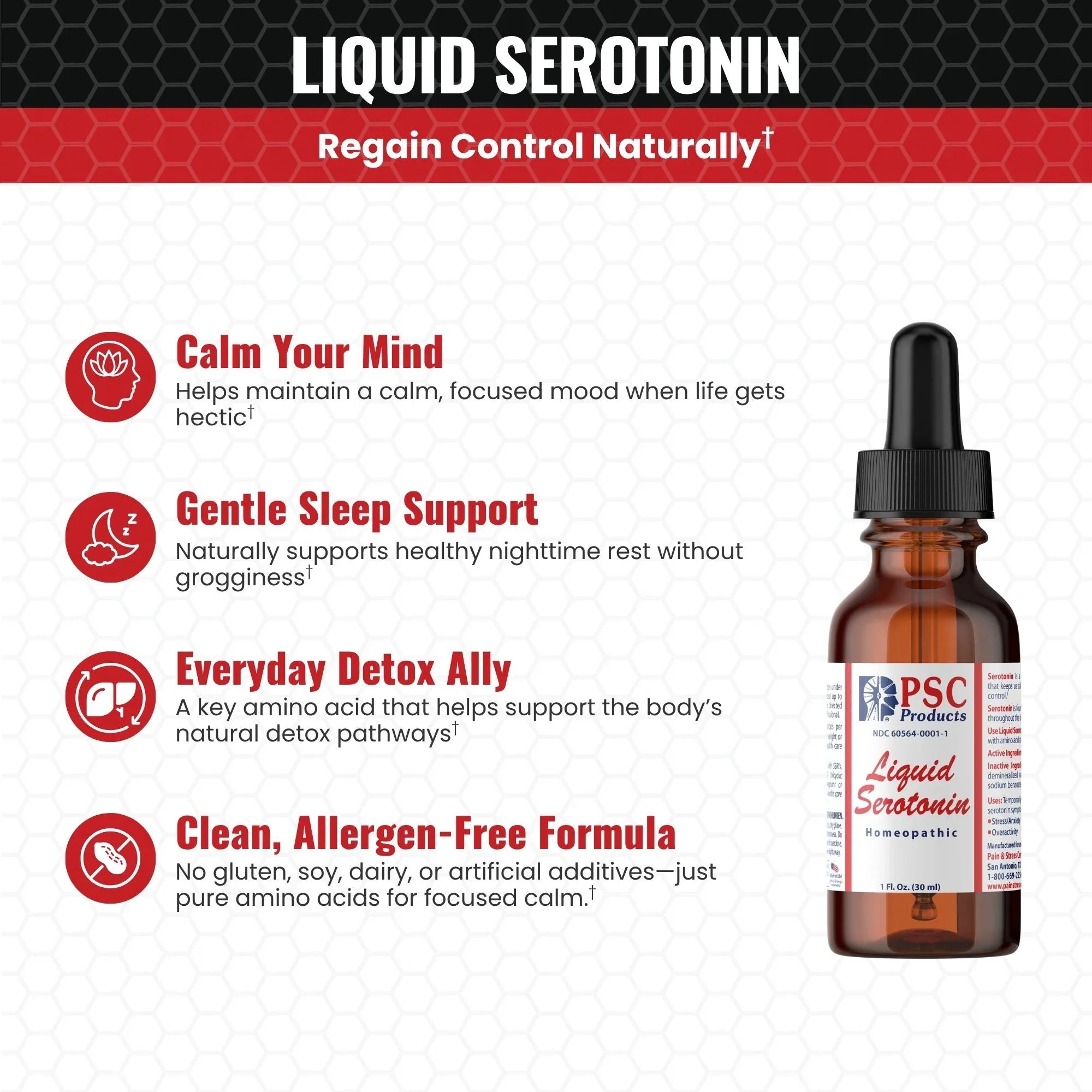 Serotonin Liquid - Pain & Stress Center