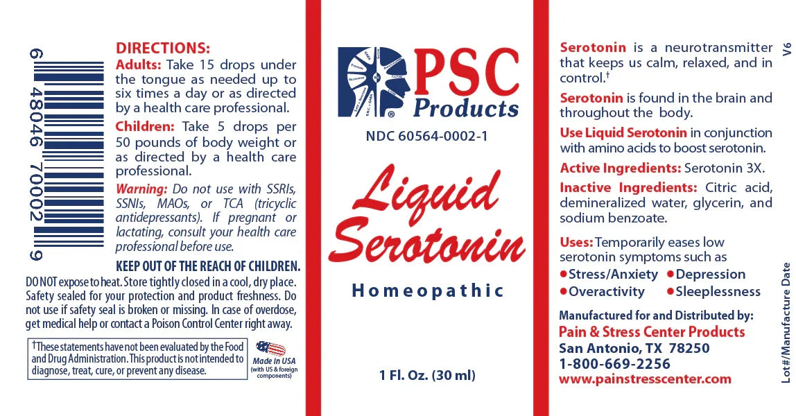 Serotonin Liquid - Pain & Stress Center