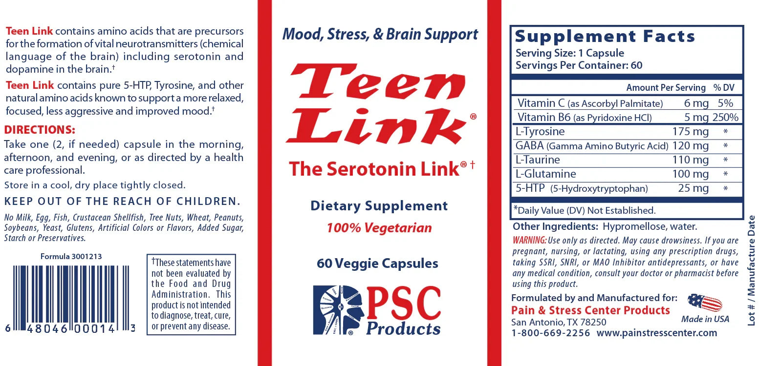 Teen Stress Combo - Pain & Stress Center